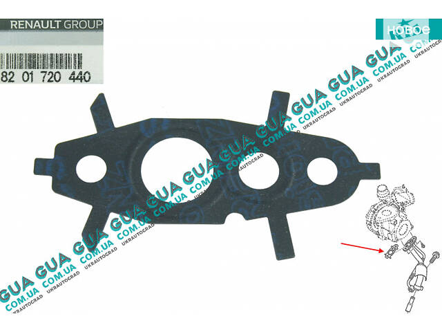 Прокладка трубки слива масла турбины ( масляной трубки ) 8201720440 Nissan / НИССАН PRIMASTAR 2000- / ПРИМАСТАР 00-, Ope