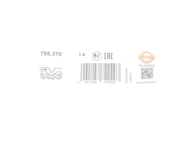Прокладка впускного колектора ELRING 795.370 Hyundai Sonata, IX55, Genesis 284113C111, 284113C510, 284113C610 - Фото 2