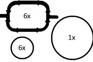Прокладка впускного коллектора для моделей: BMW (7-Series, 5-Series,5-Series,3-Series,3-Series,3-Series,X5,3-Series,7-S