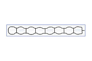 Прокладка впускного коллектора 13248800