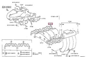 Прокладка впускного коллектора 1717775030