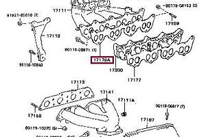 Прокладка впускного коллектора 1717916021