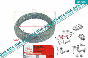 Прокладка выхлопной трубы / глушителя 30414 Renault / РЕНО TRAFIC 1980-2000 / ТРАФИК 80-00, Mercedes / МЕРСЕДЕС A-CLASS