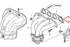 Прокладка выпускного коллектора