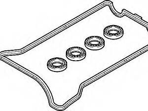 Прокладки клапанної кришки (компл.) MB 2.02.3 M111 (вир-во Elring) ELRING 899917 на MERCEDES-BENZ E-CLASS седан (W124)