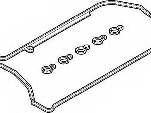Прокладки клапанної кришки (компл.) MB OM612OM647 до двиг. 50813930 (вир-во Elring) ELRING 330370 на MERCEDES-BENZ E-CLA