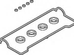 Прокладки клапанної кришки (компл.) TOYOTA 4A-FE (вир-во Elring) ELRING 399680 на TOYOTA CARINA E седан (_T19_)