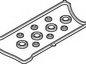 Прокладка клапанной крышки HONDA 2,0-2,4 03-08 ELRING 458310 HONDA CR-V Mk III (RE)