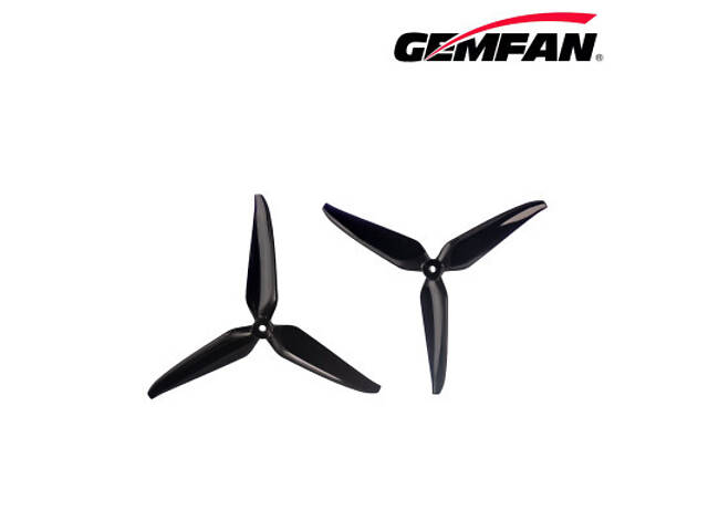 Пропелер для дрона Gemfan 7140 PC 3 Blade - Black 2xCW/2xCCW (PMPC7140-3B) - Фото 2
