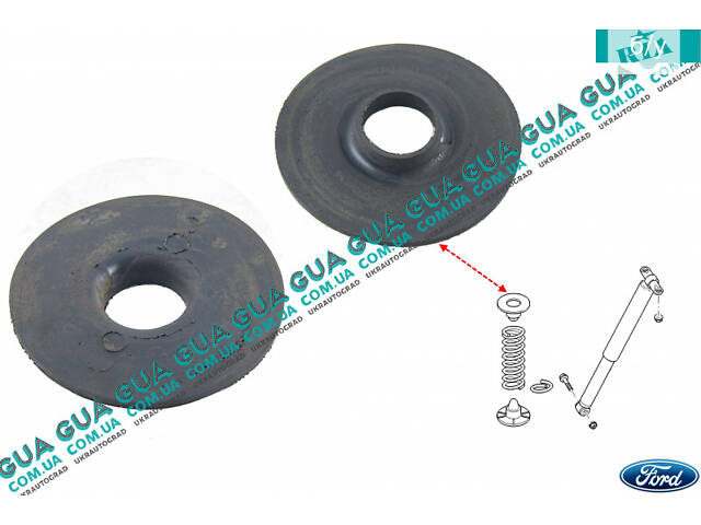Проставка / резиновое кольцо задней пружины верхняя / нижняя 91AB5599BA Ford / ФОРД ESCORT 1992-1995 / ЭСКОРТ 92-95