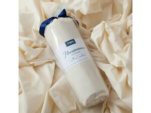 Простыня 'ВДОХНОВЕНИЕ' с резинкой 120х200 см Milky