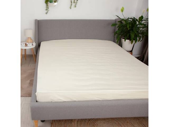 Простыня 'ВДОХНОВЕНИЕ' с резинкой 120х200 см Milky - Фото 5