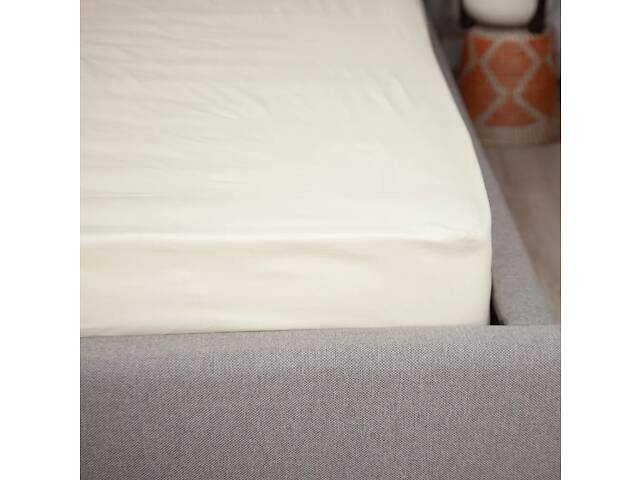 Простыня 'ВДОХНОВЕНИЕ' с резинкой 120х200 см Milky - Фото 4