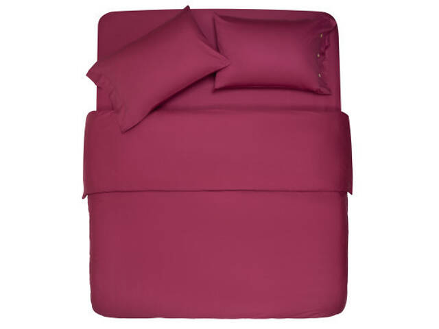 Простирадло Ardesto Mix&Match 100% бавовна, сатин бордовий 240х260 см (ART2426FSR) - Фото 5