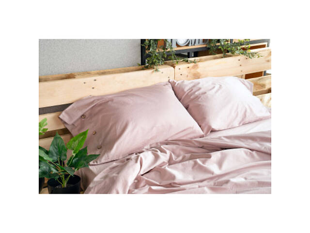 Простирадло Ardesto Mix&Match сатин 180х240 см пудра (ART1824FSP) - Фото 3