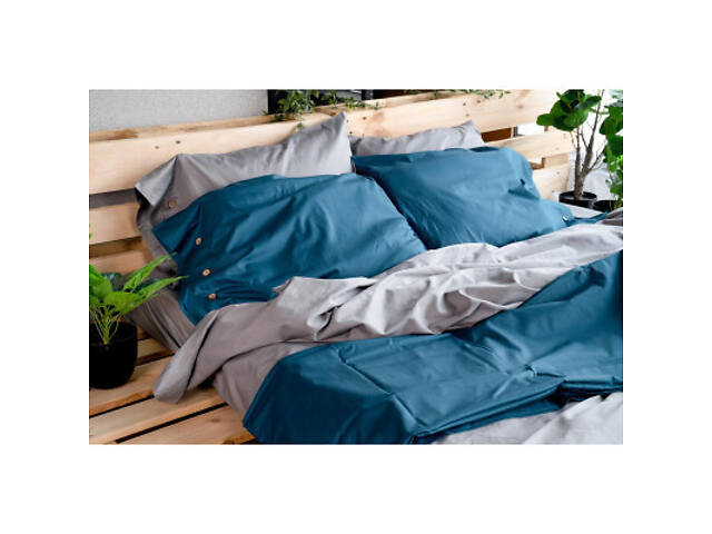Простирадло Ardesto Mix&Match сатин 180х240 см океан (ART1824FSB) - Фото 5
