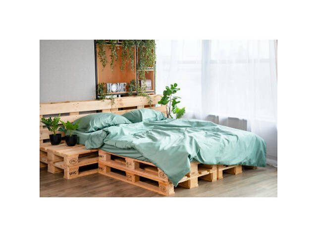 Простирадло Ardesto Mix&Match сатин 240х260 см шавлія (ART2426FSG) - Фото 4