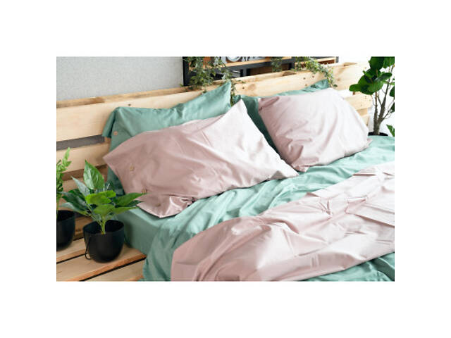 Простирадло Ardesto Mix&Match сатин 240х260 см шавлія (ART2426FSG) - Фото 5