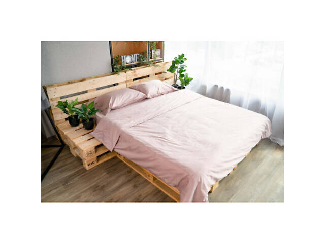 Простирадло Ardesto Mix&Match сатин 240х260 см пудра (ART2426FSP) - Фото 10