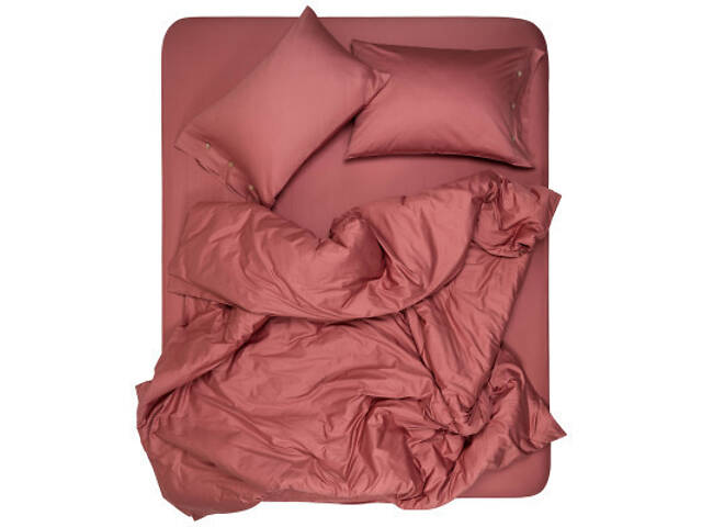 Простирадло Ardesto на гумці Mix&Match, 100% бавовна, сатин коричневий світлий 160х200+30 см (ART1620FSO) - Фото 6