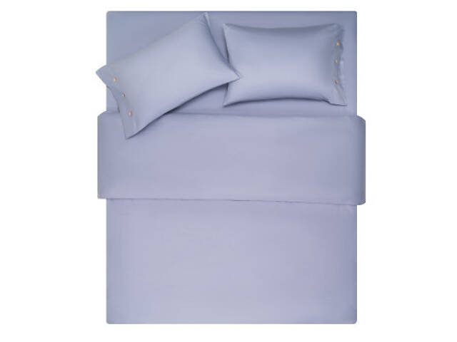 Простирадло Ardesto на гумці Mix&Match, 100% бавовна, сатин сірий 180х200+30 см (ART1820FSF) - Фото 1