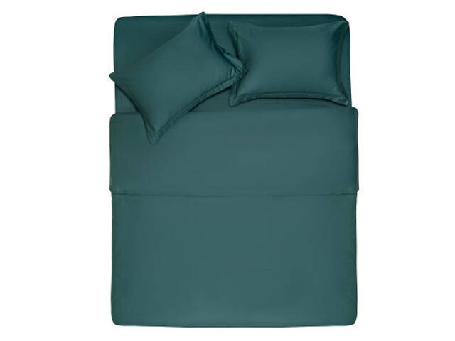 Простирадло Ardesto на гумці Mix&Match Premium, 100% бавовна, сатин зелений 180х200+30 см (ART1820FSE) - Фото 2