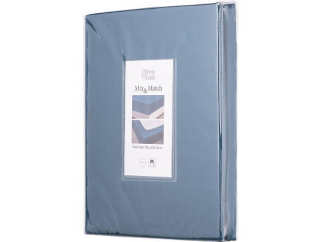 Простирадло Ardesto на гумці Mix&Match сатин 160х200+30 см океан (ART1620FSB) - Фото 4