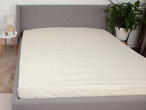 Простынь-чехол на резинке полуторная ТЕП Вдохновение 2-04016-28842 140х200 см молочная