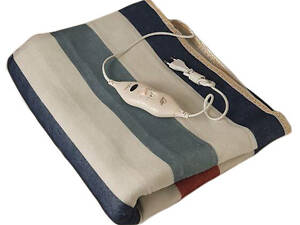 Простирадло електричне Electric Blanket 150х120 см (смуги, Різнобарвні)