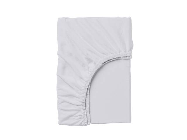 Простирадло на гумці COSAS SMOKY Ранфорс 160х200х20 см Сірий - Фото 1