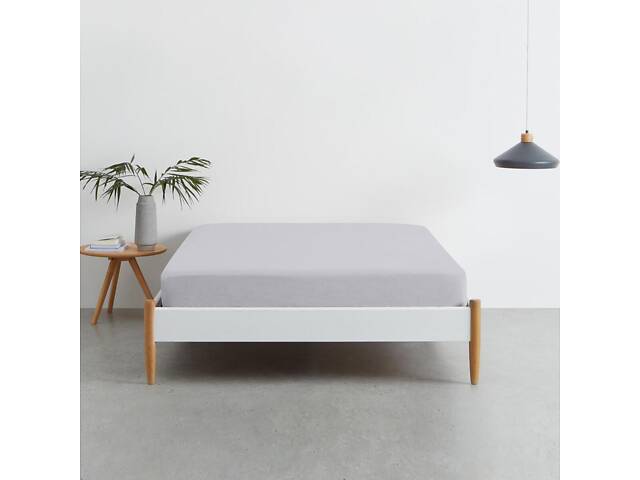 Простирадло на гумці COSAS SMOKY Ранфорс 160х200х20 см Сірий - Фото 2