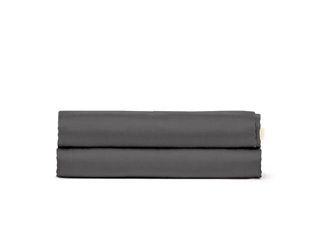 Простирадло односпальне COSAS SMOKY CS1 Ранфорс 155х240 см сірий - Фото 1