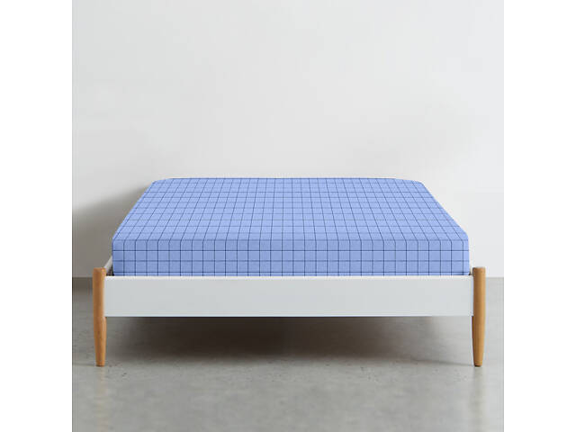 Простыня на резинке 90х200 см BLUE GEOMETRY COSAS - Фото 2