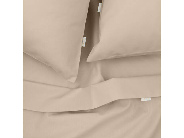 Простирадло односпальне COSAS MAGNOLIA Ранфорс 155х240 см бежеве - Фото 4