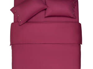 Простирадло ARDESTO на резинці Mix&amp;Match, 160х200+30см, 100% бавовна, сатин, ягідний (ART1620FSR)