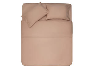 Простирадло ARDESTO на резинці Mix&amp;Match, 180x200+30см, 100% бавовна, сатин, бежевий (ART1820FSI)