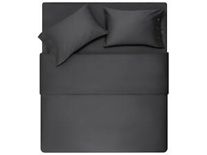 Простыня ARDESTO на резинке Mix&Match Premium, 160х200+30см, 100% хлопок, сатин, серый (ART1620FSY)