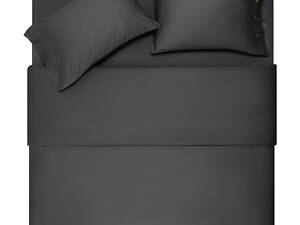 Простирадло ARDESTO на резинці Mix&amp;Match Premium, 160х200+30см, 100% бавовна, сатин, сірий (ART1620FSY)