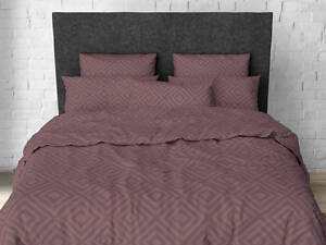 Простирадло на гумці SoundSleep Rhomb Brown бязь 160х200х20 см коричневе (2800004674669)