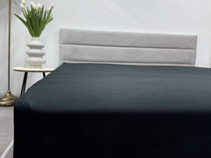 Простынь на резинке 180х200 Ecotton Black