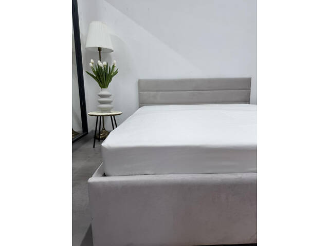 Простыня на резинке Ecotton 140х200 см белый Cream White 24581 - Фото 1