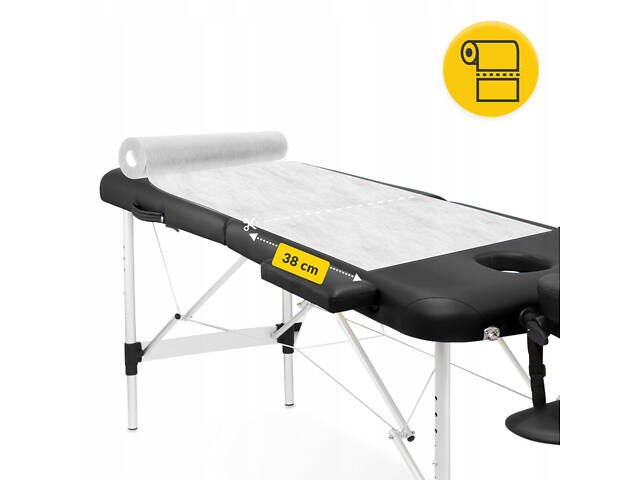 Простирадло одноразове 4FIZJO 50 м x 60 см в рулоні 14 г/м² White (P-5905973406789) - Фото 2