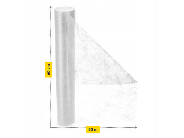 Простирадло одноразове 4FIZJO 50 м x 60 см в рулоні 14 г/м² White (P-5905973406789) - Фото 5