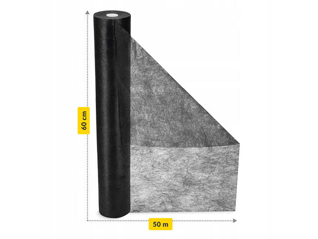 Простирадло одноразове 4FIZJO 50 м x 60 см в рулоні 18 г/м² Black (P-5905973406826) - Фото 5