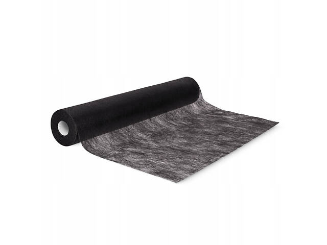 Простирадло одноразове 4FIZJO 50 м x 60 см в рулоні 18 г/м² Black (P-5905973406826) - Фото 4