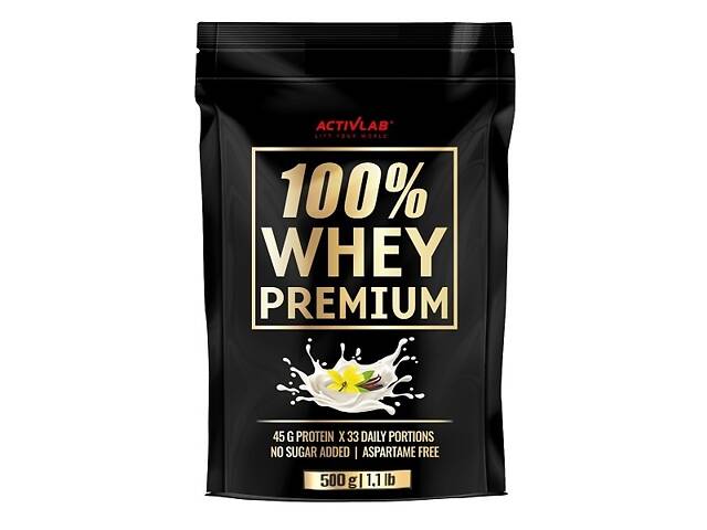 Протеин Activlab 100% Whey Premium 500 g /16 порций/ Ваниль - Фото 1