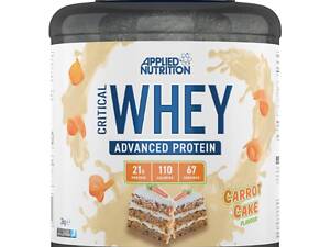 Протеин Applied Nutrition Critical Whey 2000 g /67 servings/ Carrot Cake