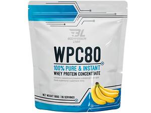 Протеин Bodyperson Labs WPC80 900 g /30 servings/ Banana
