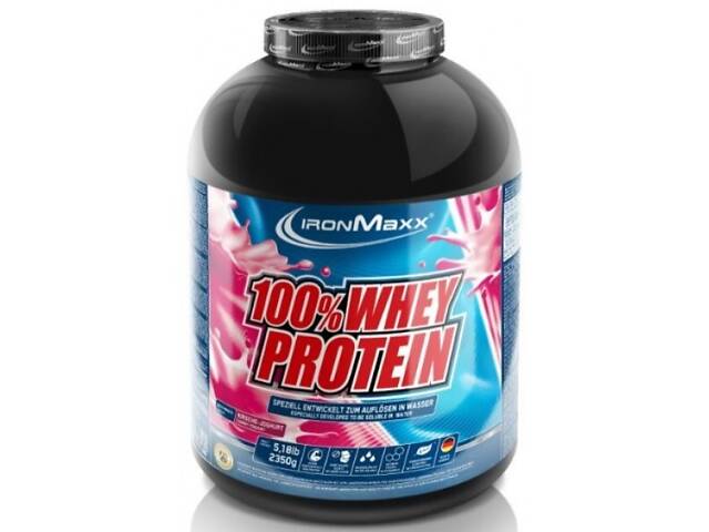 Протеин IronMaxx 100% Whey Protein банка 2350 г Вишневый йогурт (1091-815 160) - Фото 1