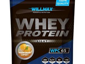 Протеин Willmax Whey Protein 65 1000 g /25 servings/ Mango Sorbet